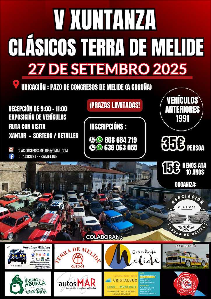 V Xuntanza Clásicos Terra de Melide (2025)
