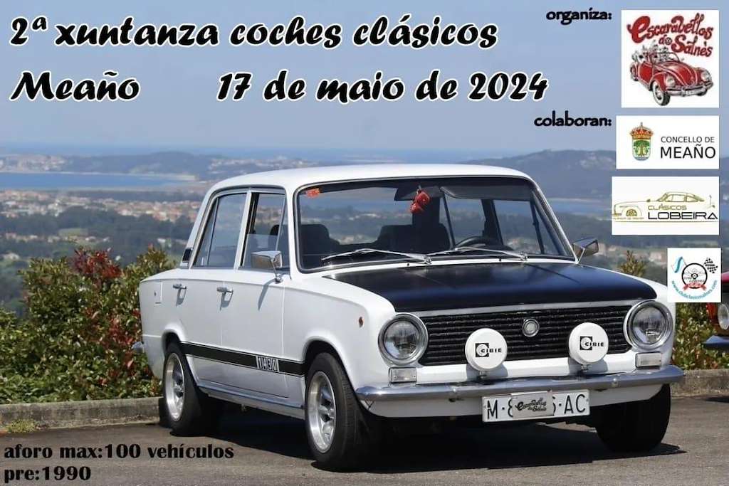 II Xuntanza Coches Clásicos en Meaño