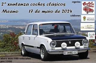 Fechas, información, programa, cartel, imágenes, mapa y ubicación de II Xuntanza Coches Clásicos  en  Meaño