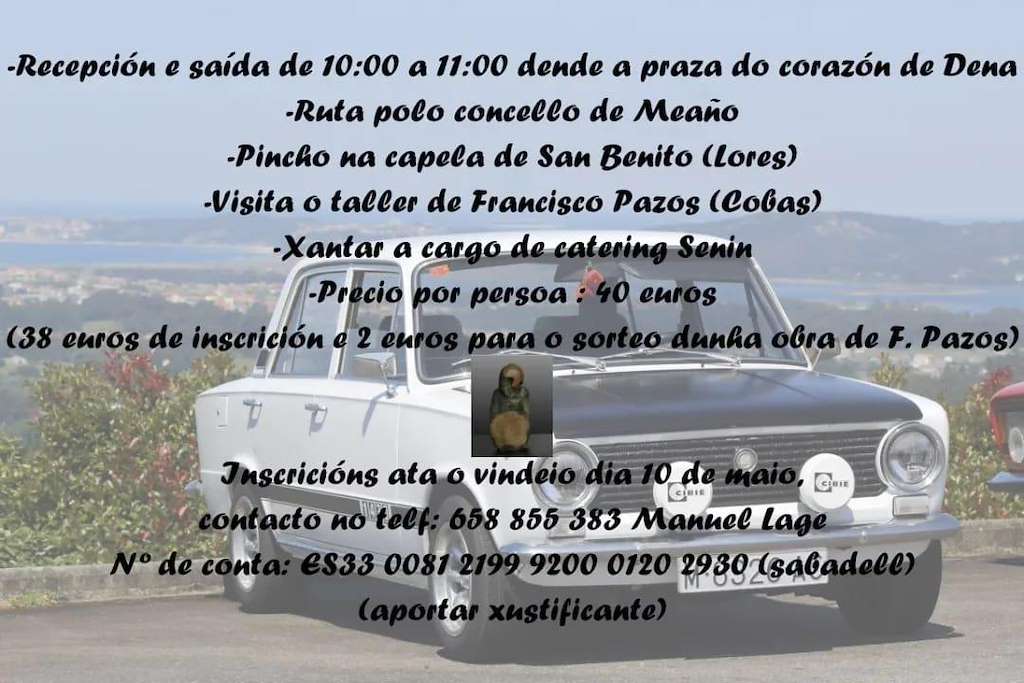 II Xuntanza Coches Clásicos en Meaño