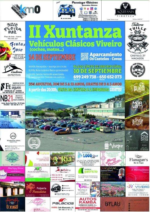 II Xuntanza Coches Clásicos en Viveiro