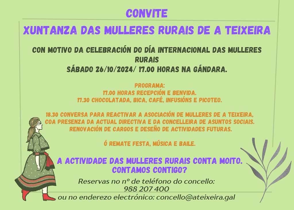 Xuntanza das Mulleres Rurais en A Teixeira