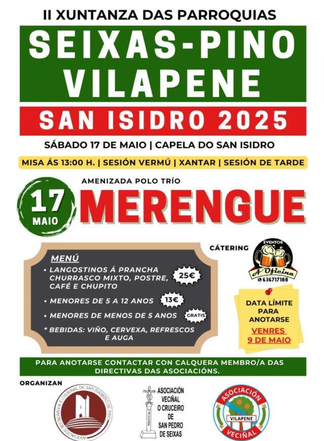 II Xuntanza das Parroquias de Seixas, Pino e Vilapene en Cospeito