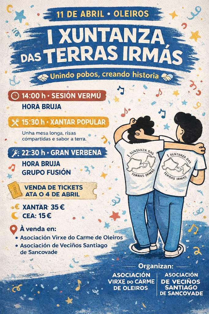 I Xuntanza das Terras Irmás  (2026) en Oleiros