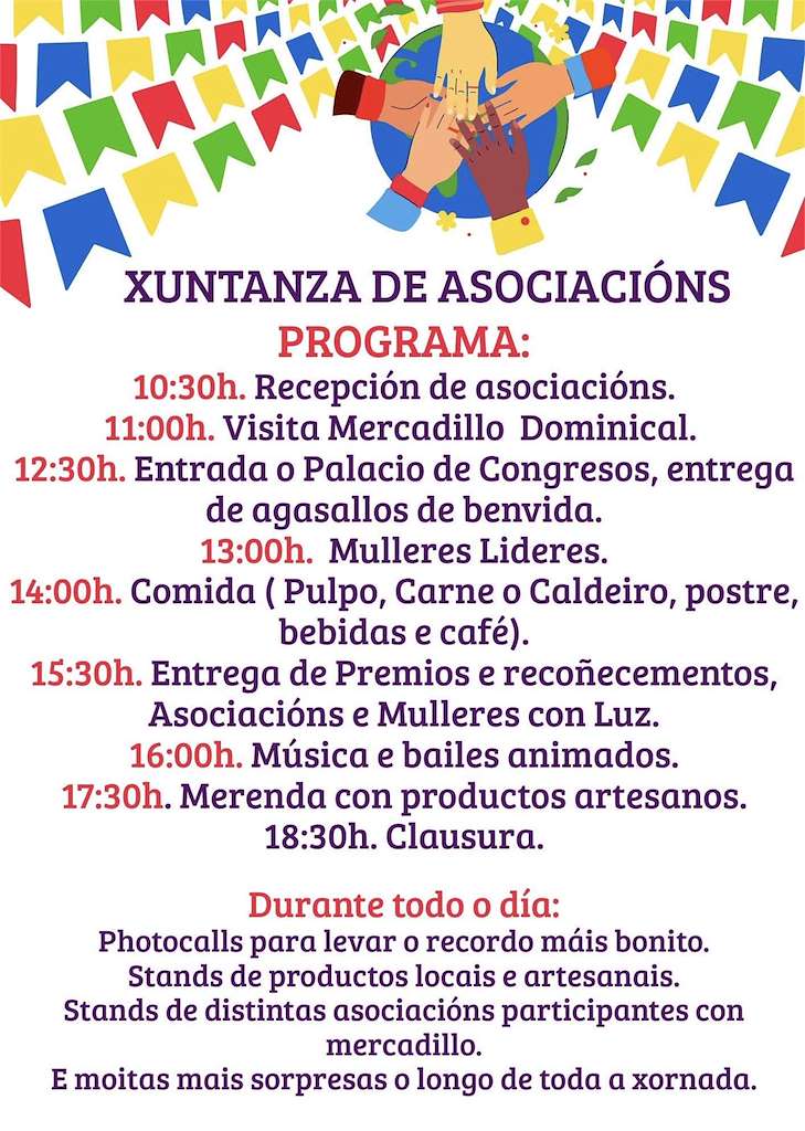 Xuntanza de Asociacións en Melide