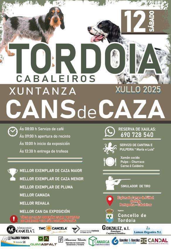 Xuntanza de Cans de Caza en Tordoia