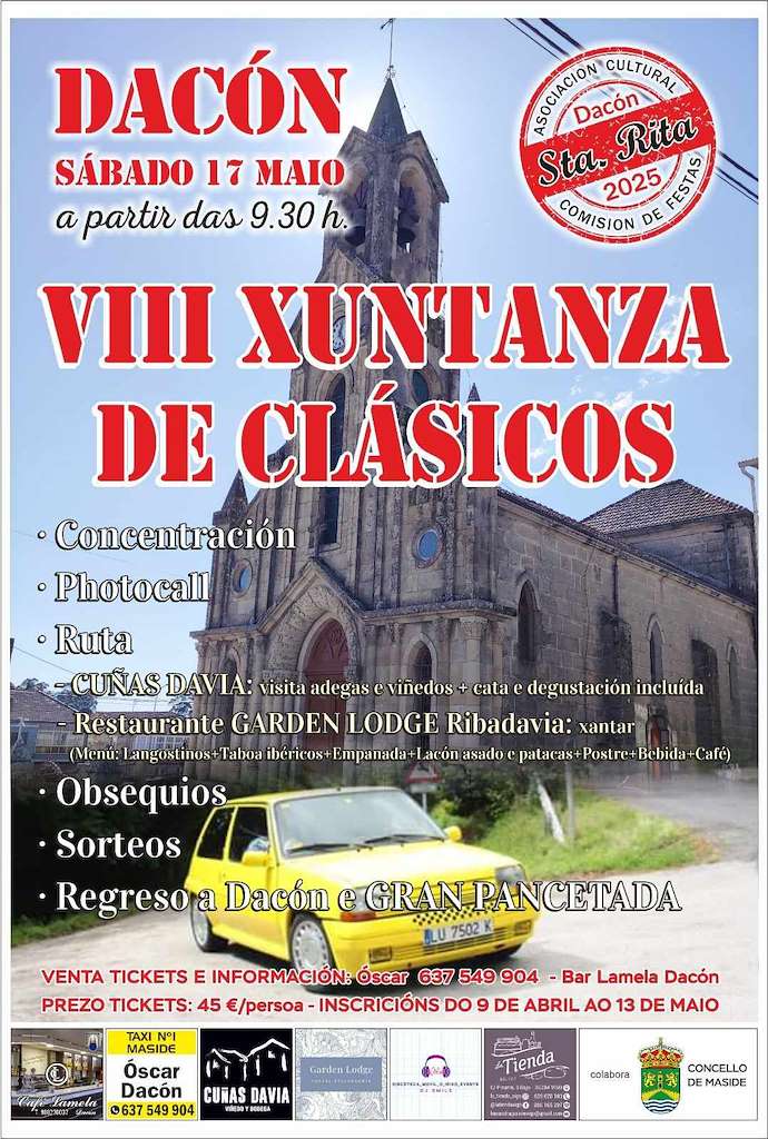 VIII Xuntanza de Clásicos de Dacón (2025) en Maside