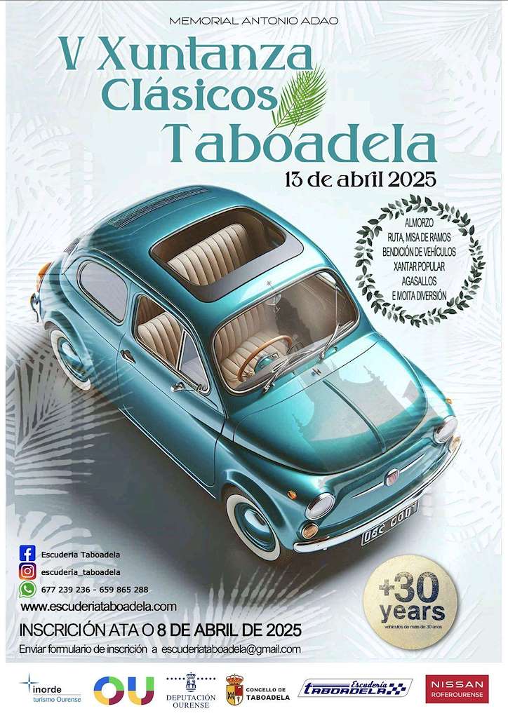 V Xuntanza de Clásicos (2025) en Taboadela