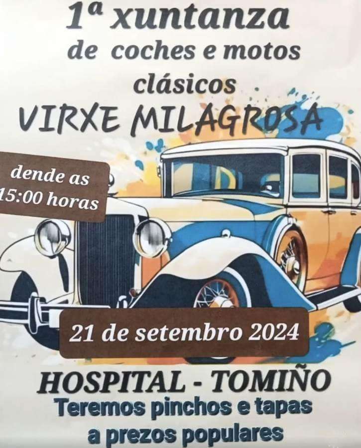 I Xuntanza de Coches e Motos Clásicas de Hospital en Tomiño