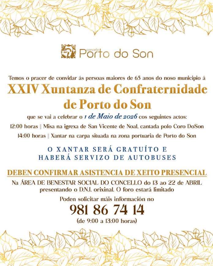 XXIV Xuntanza de Confraternidade para os Nosos Maiores en O Porto do Son