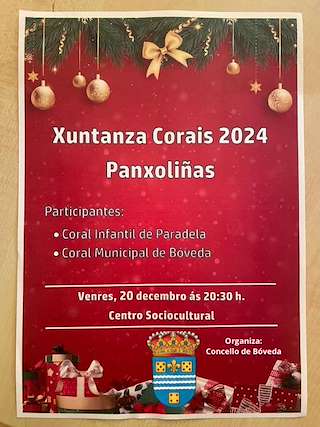 Fechas, información, programa, cartel, imágenes, mapa y ubicación de Xuntanza de Corais  en  Bóveda