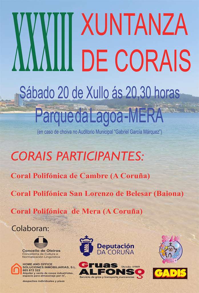 XXXIII Xuntanza de Corais en Oleiros