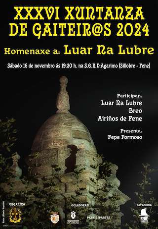 Fechas, información, programa, cartel, imágenes, mapa y ubicación de XXXVI Xuntanza de Gaiteiros  en  Fene