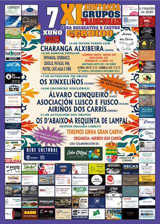 Fechas, información, programa, cartel, imágenes, mapa y ubicación de XI Xuntanza de Grupos Tradicionais  en  Cerdido
