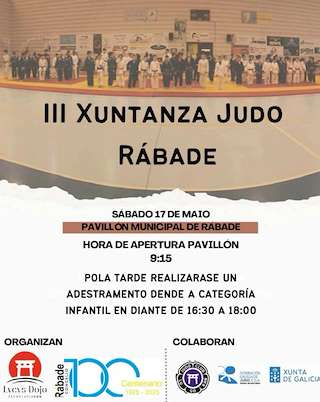 Fechas, información, programa, cartel, imágenes, mapa y ubicación de III Xuntanza de Judo  en  Rábade