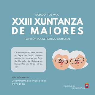 Fechas, información, programa, cartel, imágenes, mapa y ubicación de XXIV Xuntanza de Maiores  en  Cabana de Bergantiños