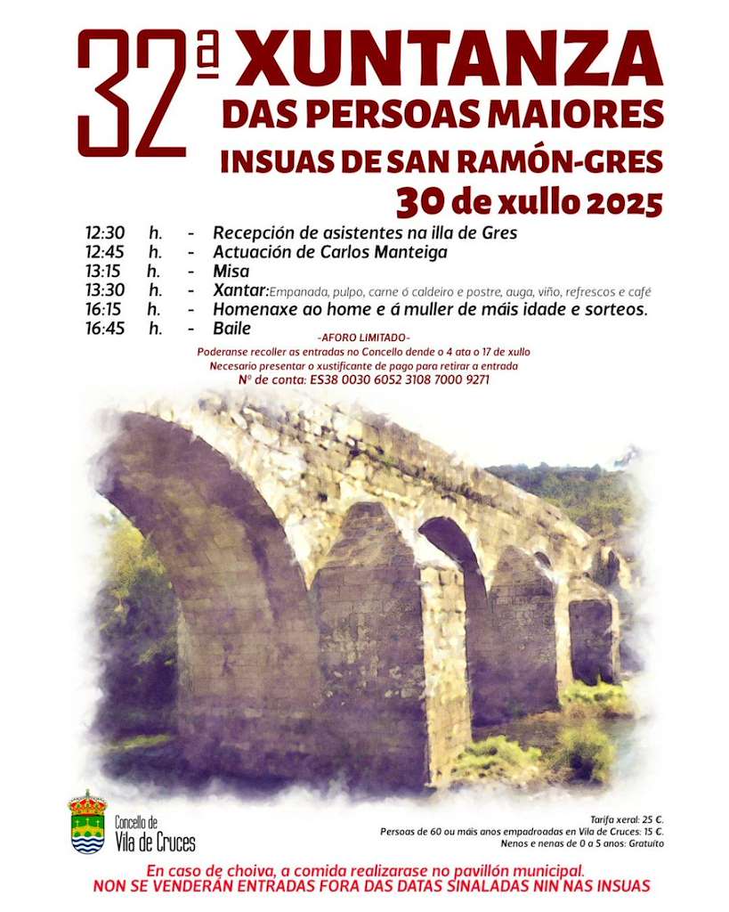 XXXII Xuntanza de Maiores en Vila de Cruces