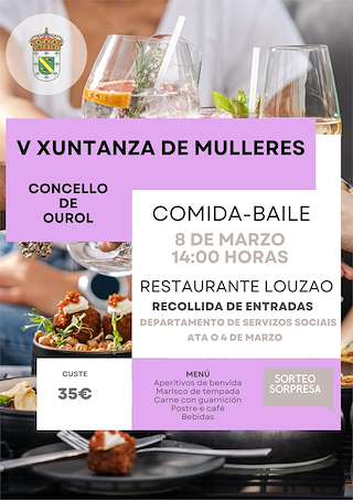 Fechas, información, programa, cartel, imágenes, mapa y ubicación de V Xuntanza de Mulleres (2026)  en  Ourol