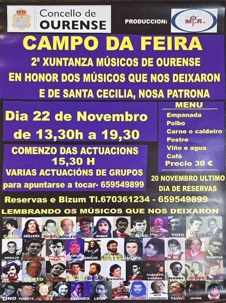 II Xuntanza de Músicos (2025) en Ourense