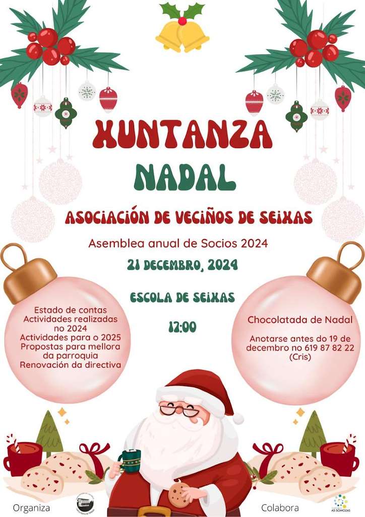 Xuntanza de Nadal de Seixas en As Somozas