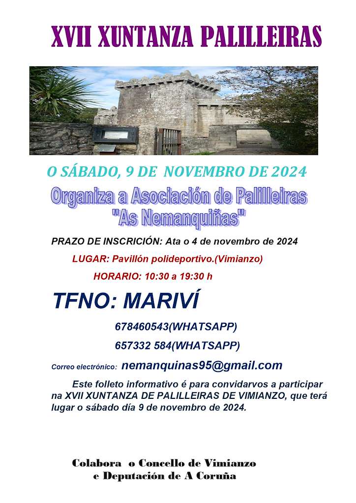 XVII Xuntanza de Palilleiras en Vimianzo