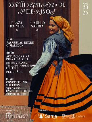Fechas, información, programa, cartel, imágenes, mapa y ubicación de XXVIII Xuntanza de Peleriños  (2026)  en  Sarria