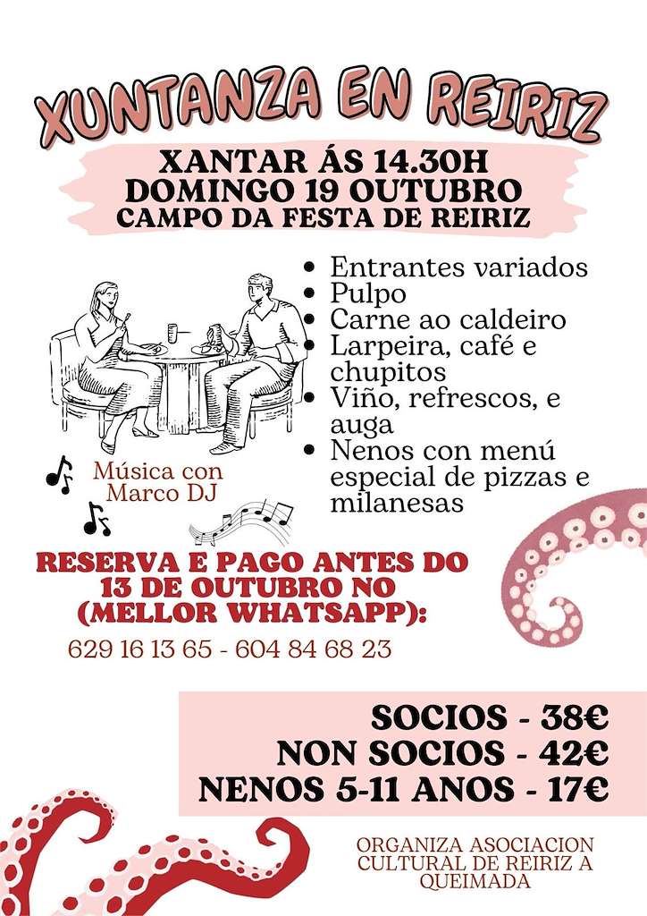 Xuntanza de Reiriz  en Pontevedra