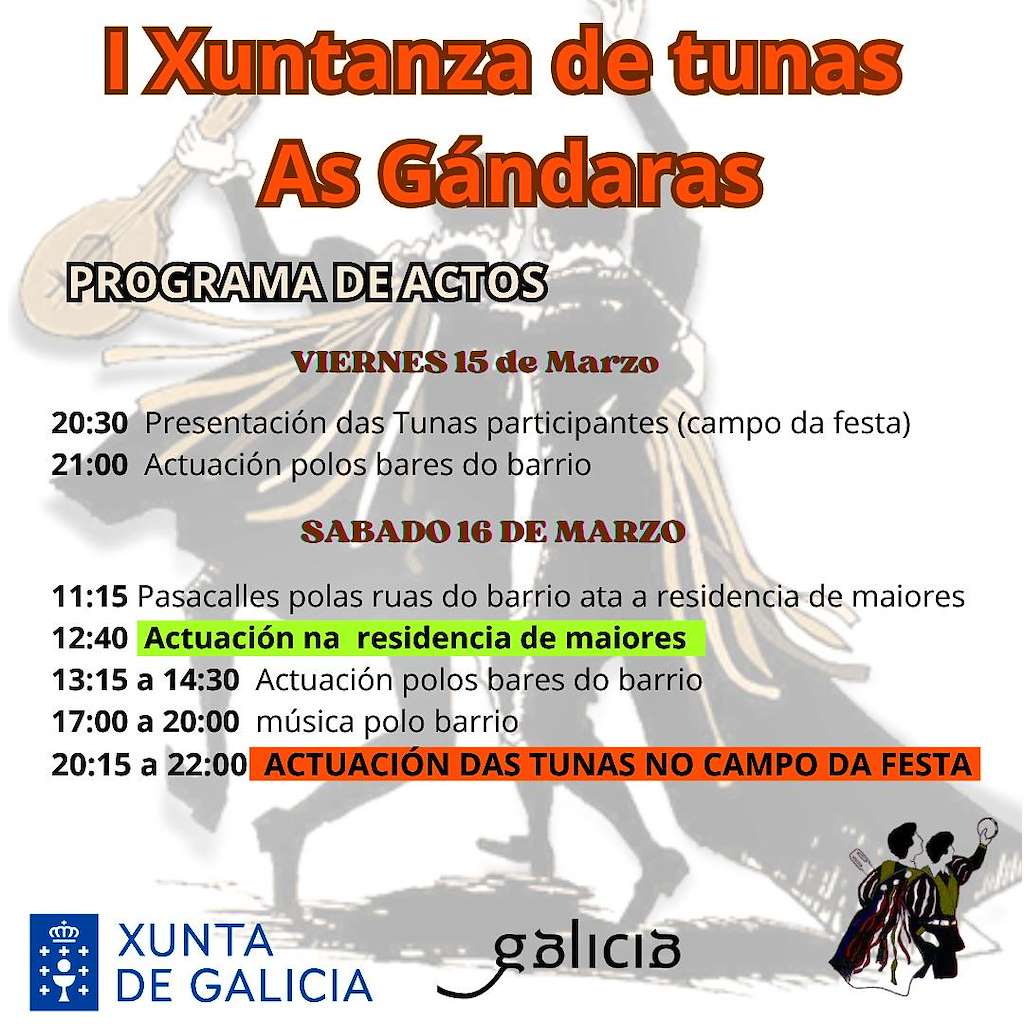 I Xuntanza de Tunas As Gándaras en Lugo