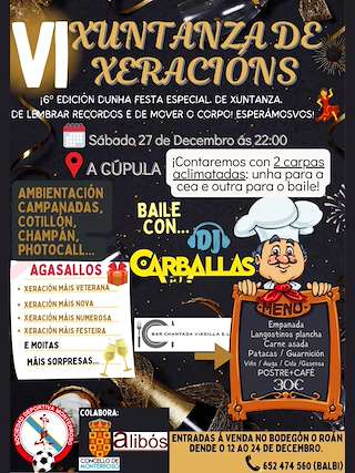 Fechas, información, programa, cartel, imágenes, mapa y ubicación de VI Xuntanza de Xeracións  (2025) en Monterroso