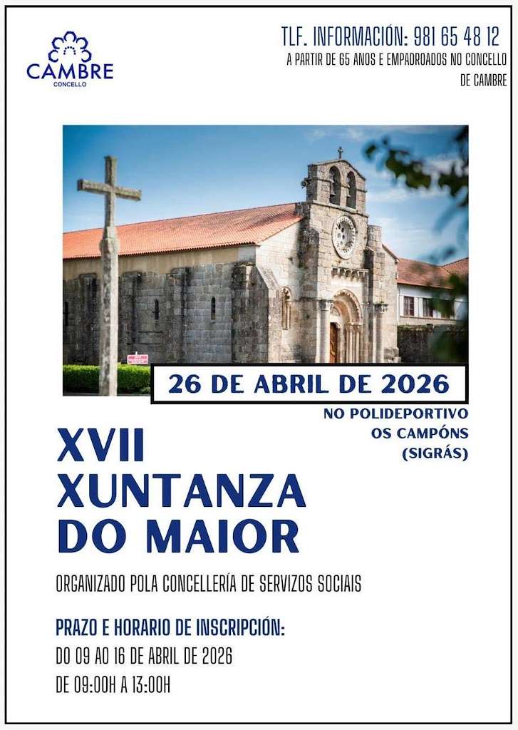 XVII Xuntanza do Maior  (2026) en Cambre