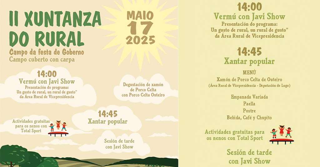 II Xuntanza do Rural de Goberno (2025) en Castro de Rei