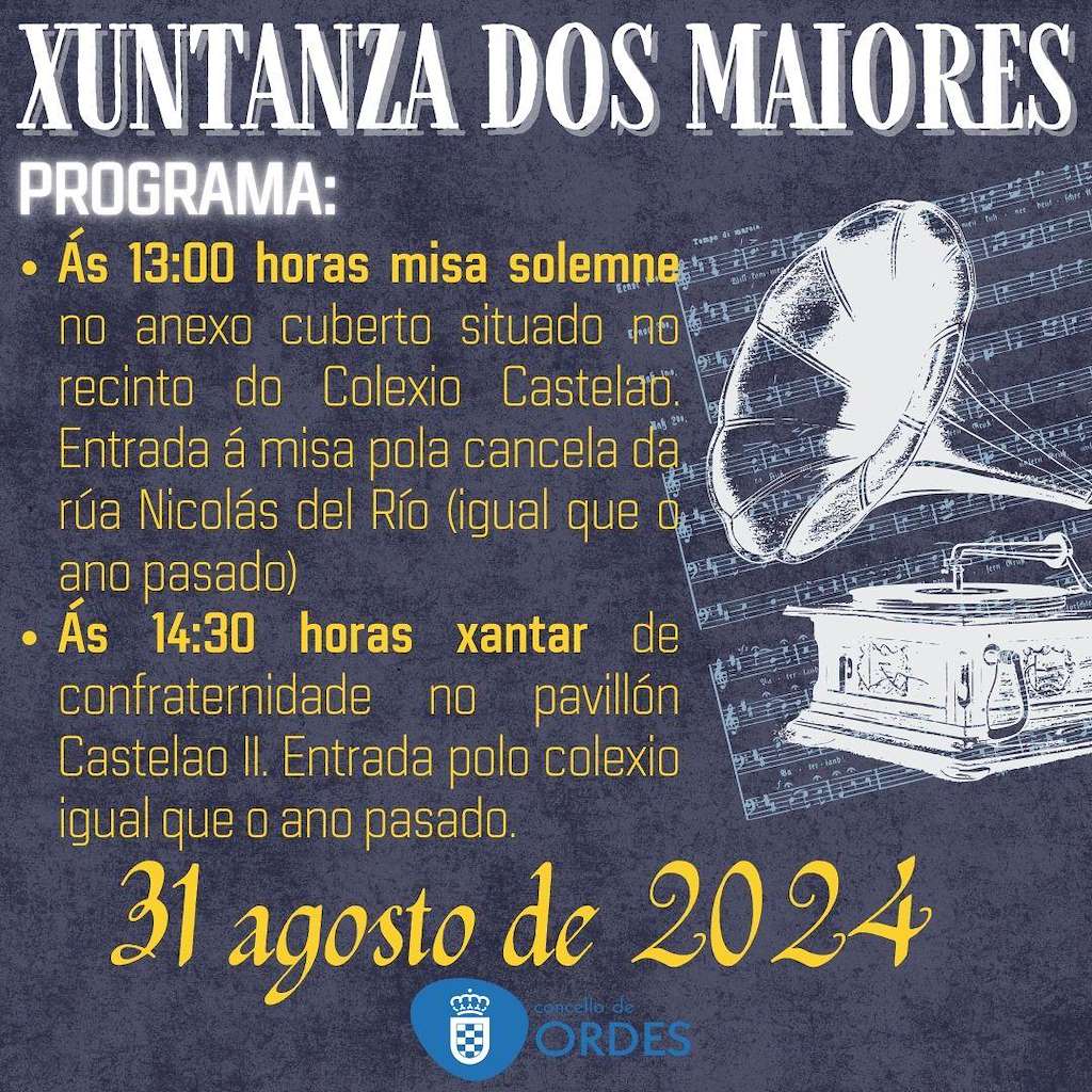 Xuntanza dos Maiores en Ordes