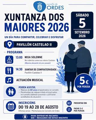 Fechas, información, programa, cartel, imágenes, mapa y ubicación de Xuntanza dos Maiores (2026) en Ordes