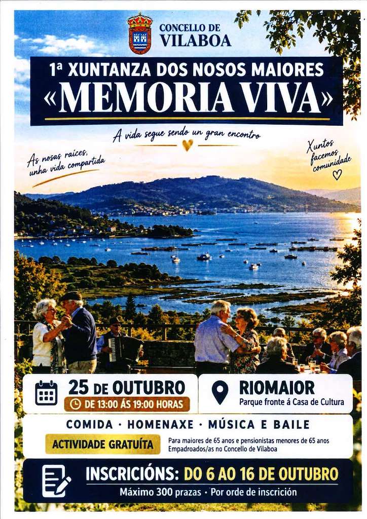 I Xuntanza dos Nosos Maiores Memoria Viva (2026) en Vilaboa