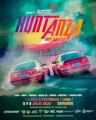 Fechas, información, programa, cartel, imágenes, mapa y ubicación de Xuntanza Drift Galicia  en  Pastoriza