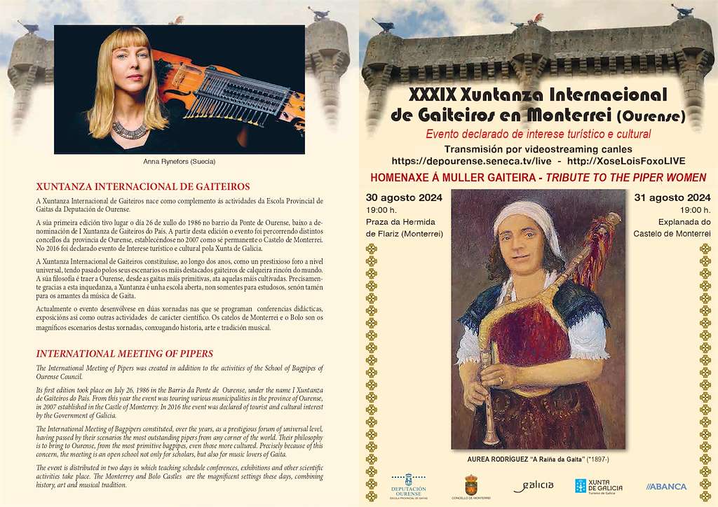 XXXIX Xuntanza Internacional de Gaiteiros en Monterrei