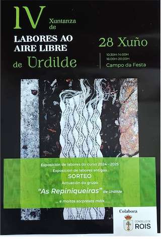 Fechas, información, programa, cartel, imágenes, mapa y ubicación de IV Xuntanza Labores ao Aire Libre de Urdilde   en  Rois