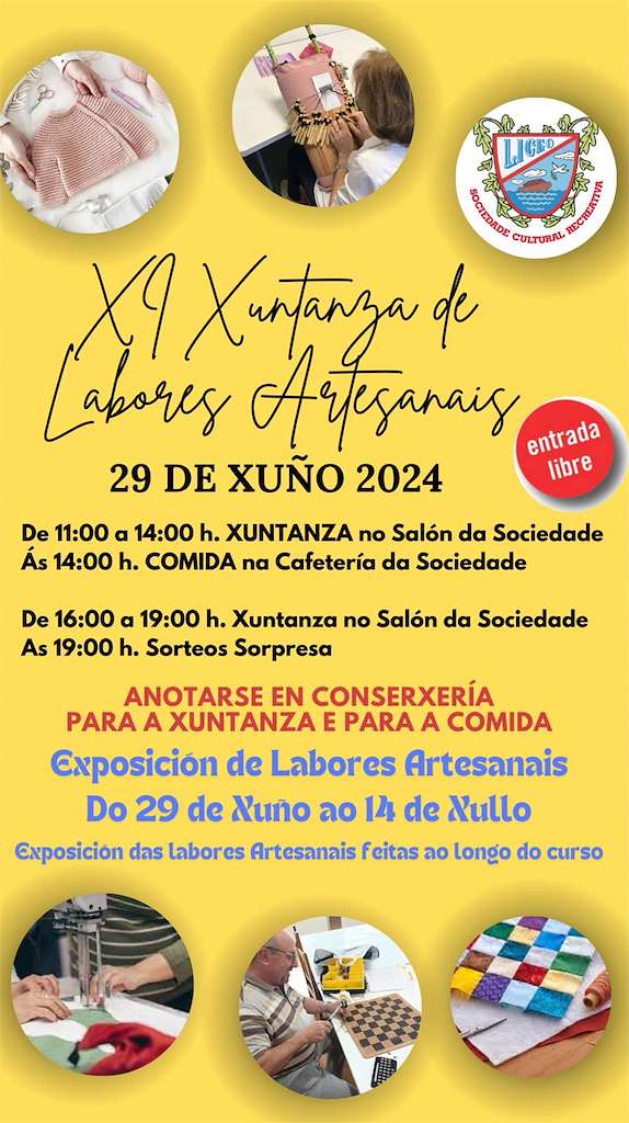 X Xuntanza Labores Artesanais en Noia