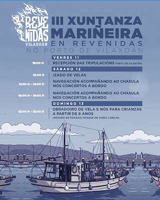 Fechas, información, programa, cartel, imágenes, mapa y ubicación de III Xuntanza Mariñeira de Revenidas  (2026)  en  Vilagarcía de Arousa