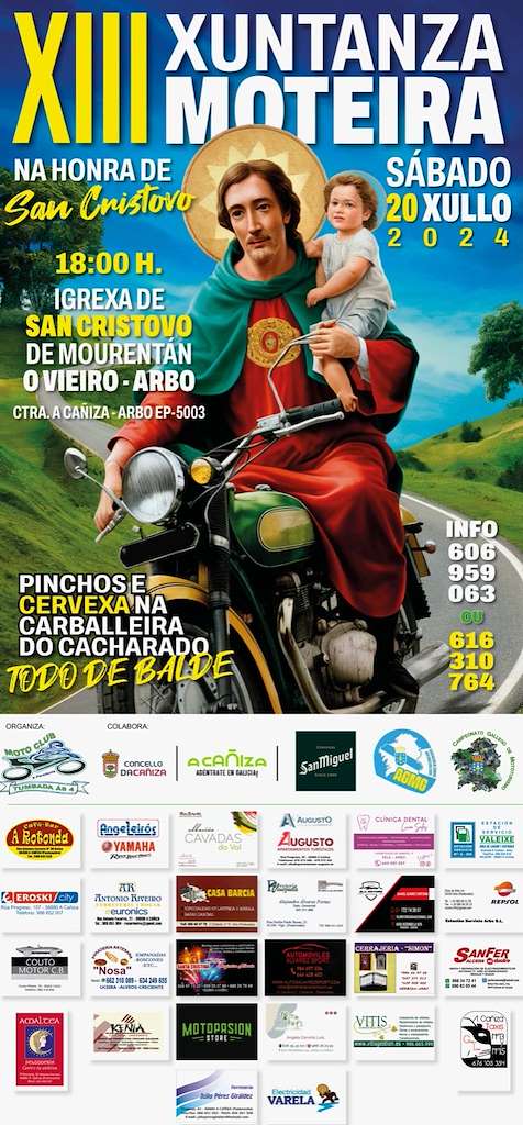XIII Xuntanza Moteira na honra a San Cristovo en Arbo