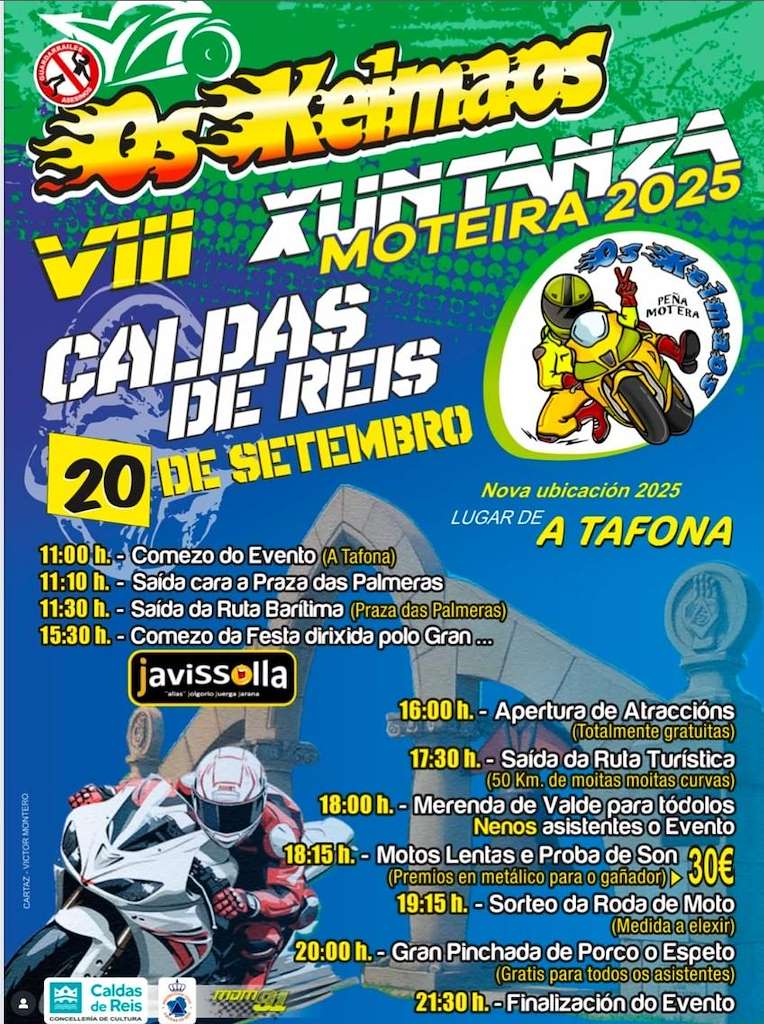 VIII Xuntanza Moteira Os Keimaos (2025) en Caldas de Reis