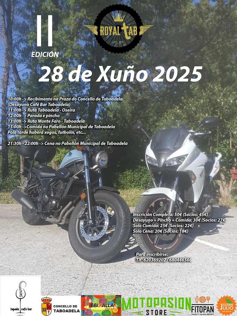 II Xuntanza Moteira Royaltab en Taboadela
