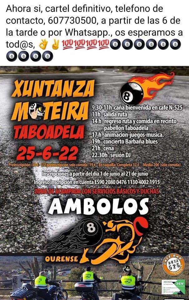 Xuntanza Moteira (2022) en Taboadela