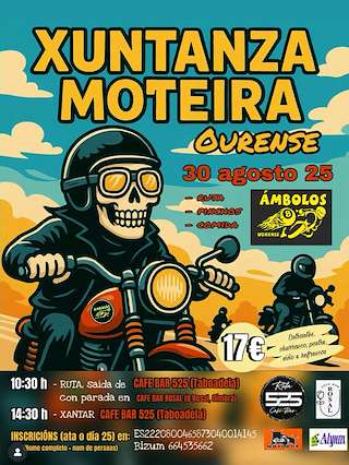 Fechas, información, programa, cartel, imágenes, mapa y ubicación de Xuntanza Moteira   en  Taboadela