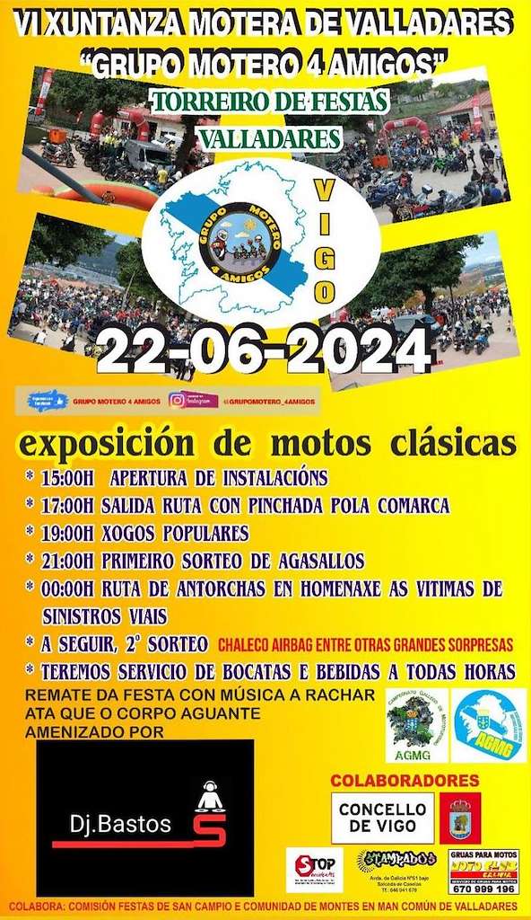 VI Xuntanza Motera de Valladares en Vigo