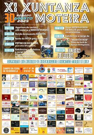 Fechas, información, programa, cartel, imágenes, mapa y ubicación de XI Xuntanza Motera Vila dos Viaductos   en  Redondela