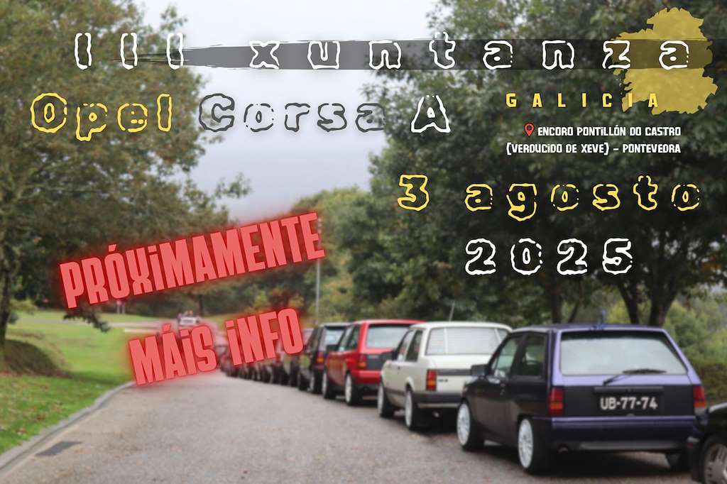 III Xuntanza Opel Corsa (2025) en Pontevedra