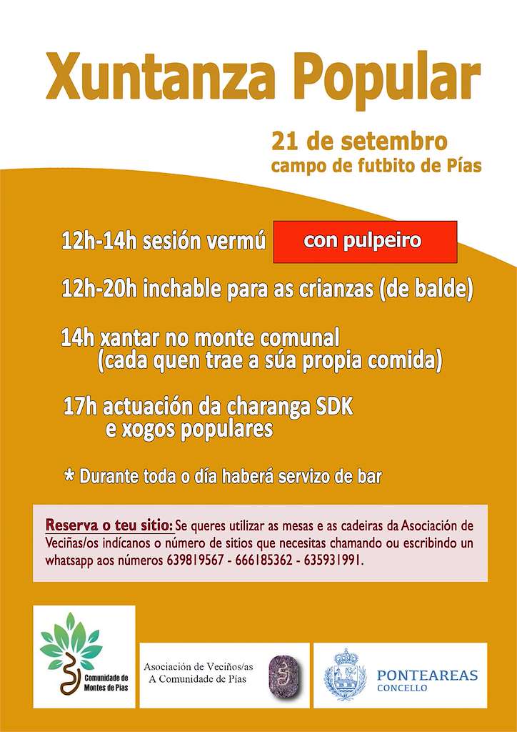 Xuntanza Popular das Pías  en Ponteareas