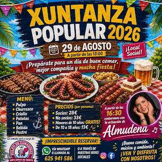 Fechas, información, programa, cartel, imágenes, mapa y ubicación de Xuntanza Popular de O Lago de Doniños (2026)  en  Ferrol