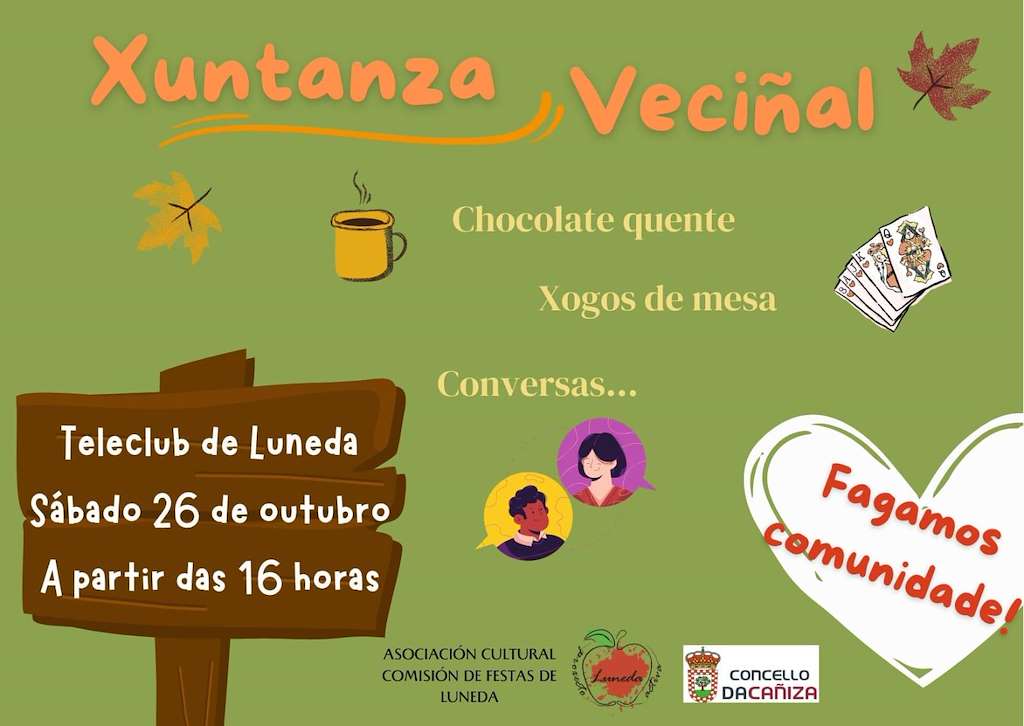 Xuntanza Veciñal de Luneda en A Cañiza